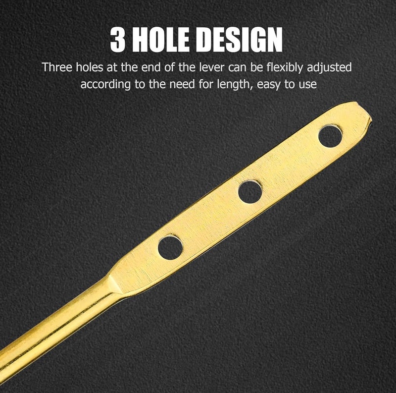 Ancable Compatible with TOTO Toilet Handle Replacement Parts Kit, Universal THU068#CP Trip Lvr for St743S Side Mount Toilet Flush Tank Lever Handle for TOTO Kohler Toilet Tank, 1-Pack Matte Black - Image 4